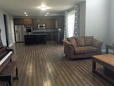 Evans Ranch Family Room, Kitchen